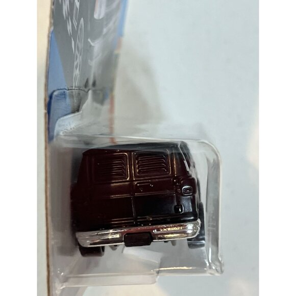 Hot Wheels 2024 Dodge Van HW Vans Black Checker 1:64 Diecast Car NOC - Picture 7 of 9